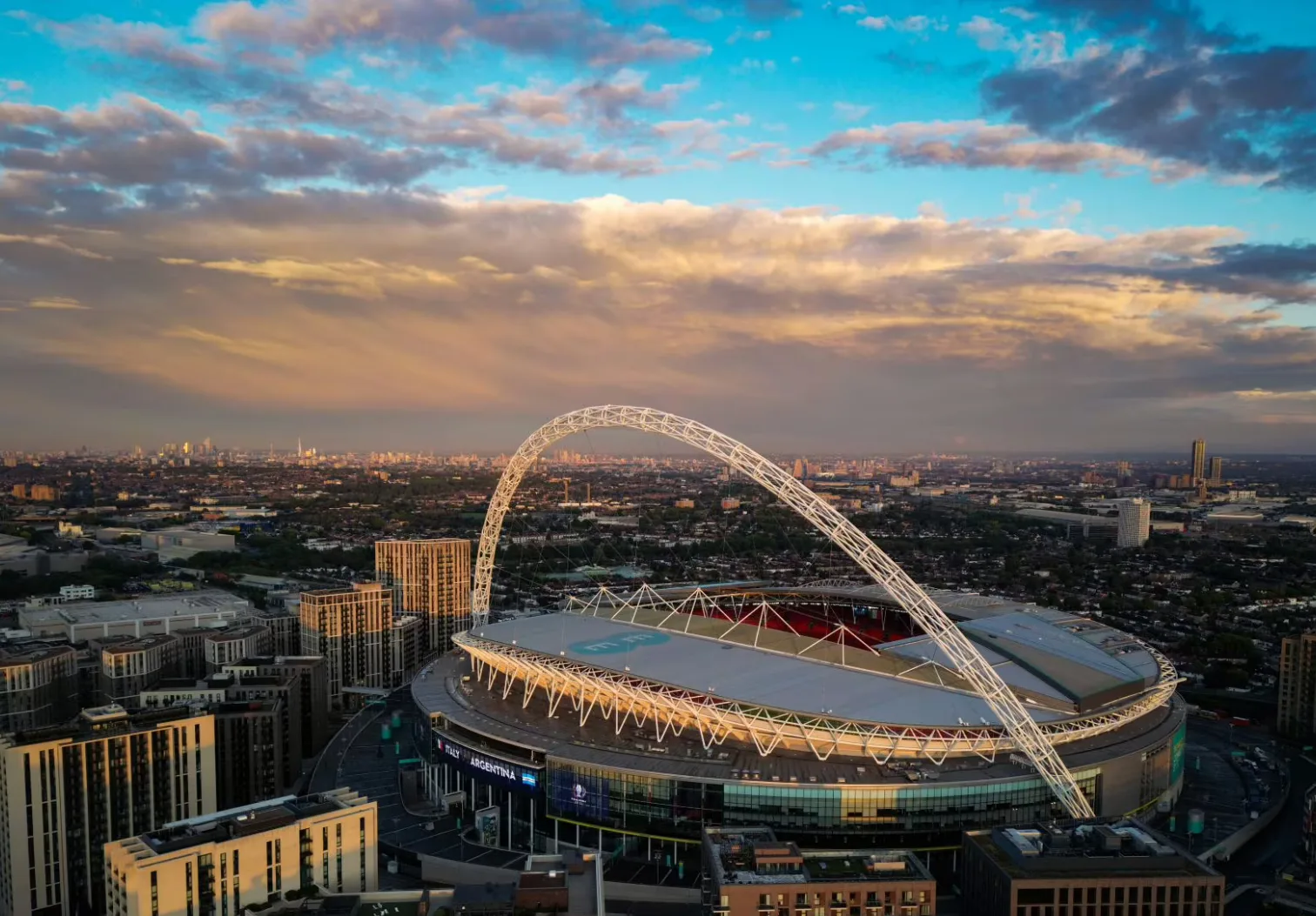 Interior of Wembley Stadium