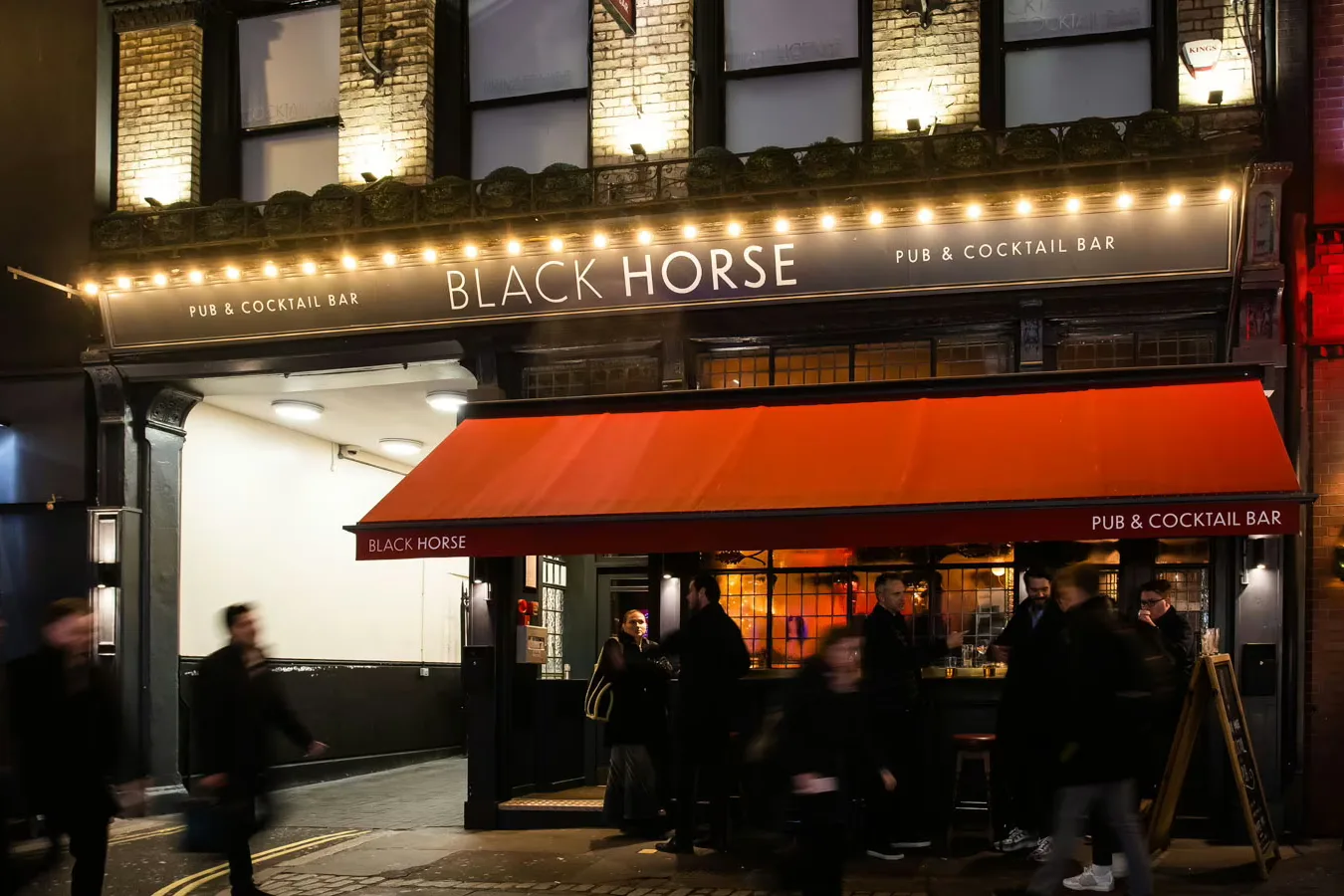 Interior of The Black Horse