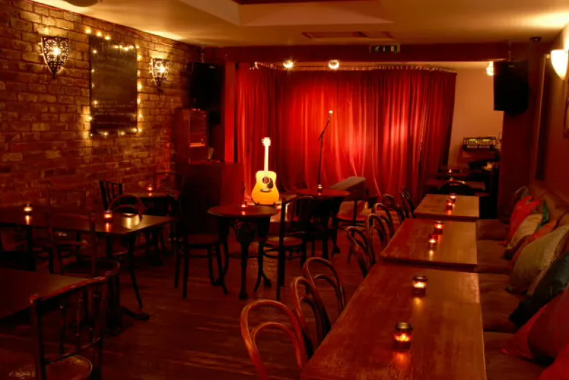 Interior of Green Note