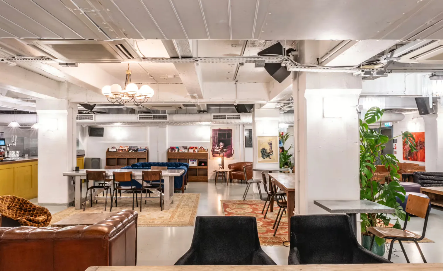 Interior of Pizza East Shoreditch