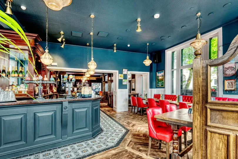 Interior of The Mitre, Greenwich