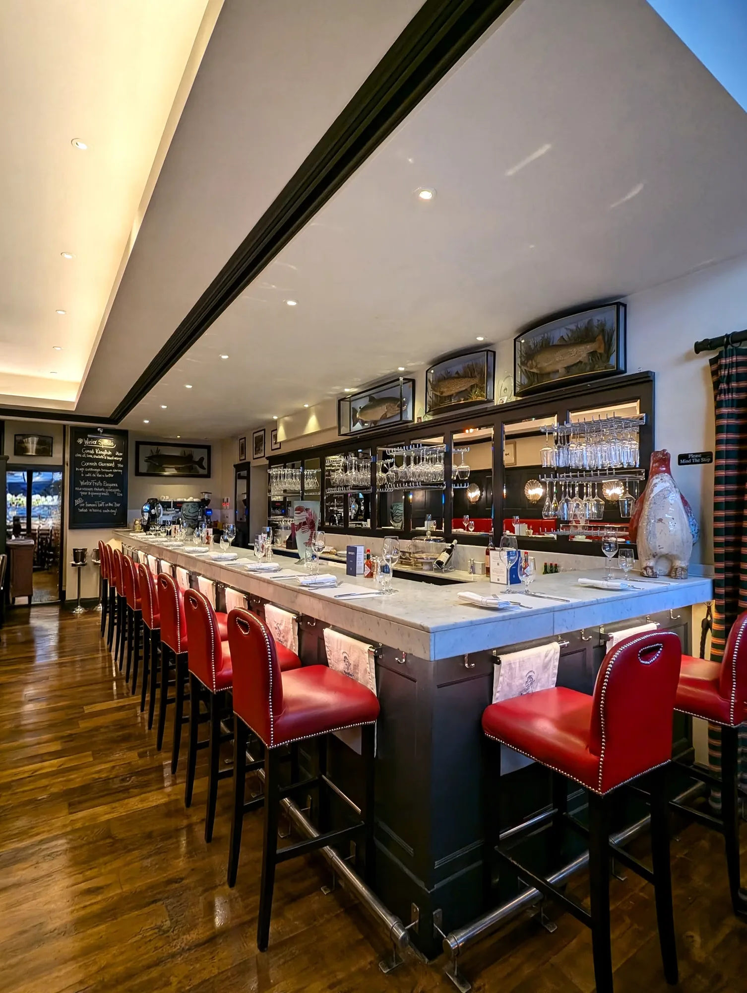 Interior of Bentleys Oyster Bar and Grill