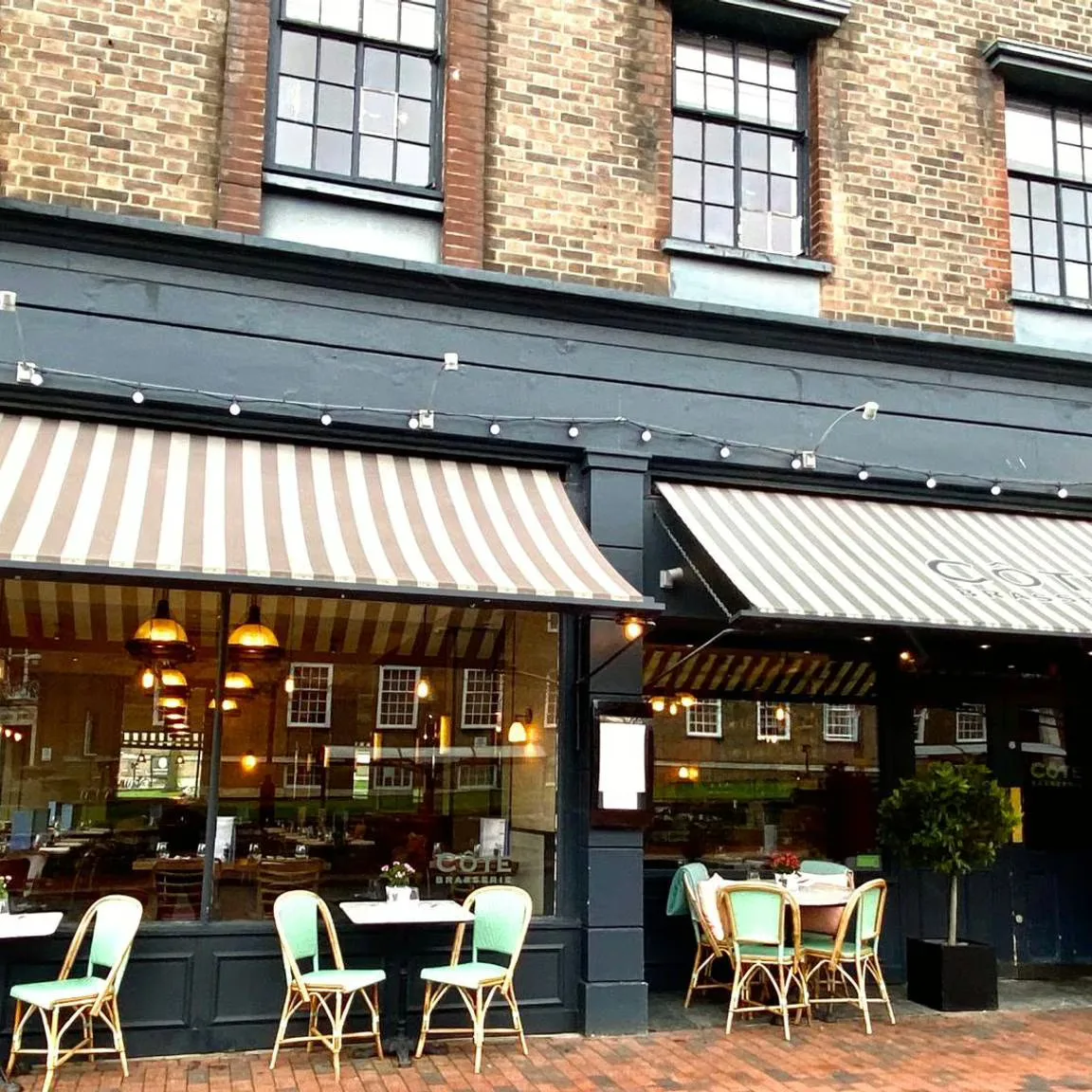 Interior of Côte Brasserie Tunbridge Wells