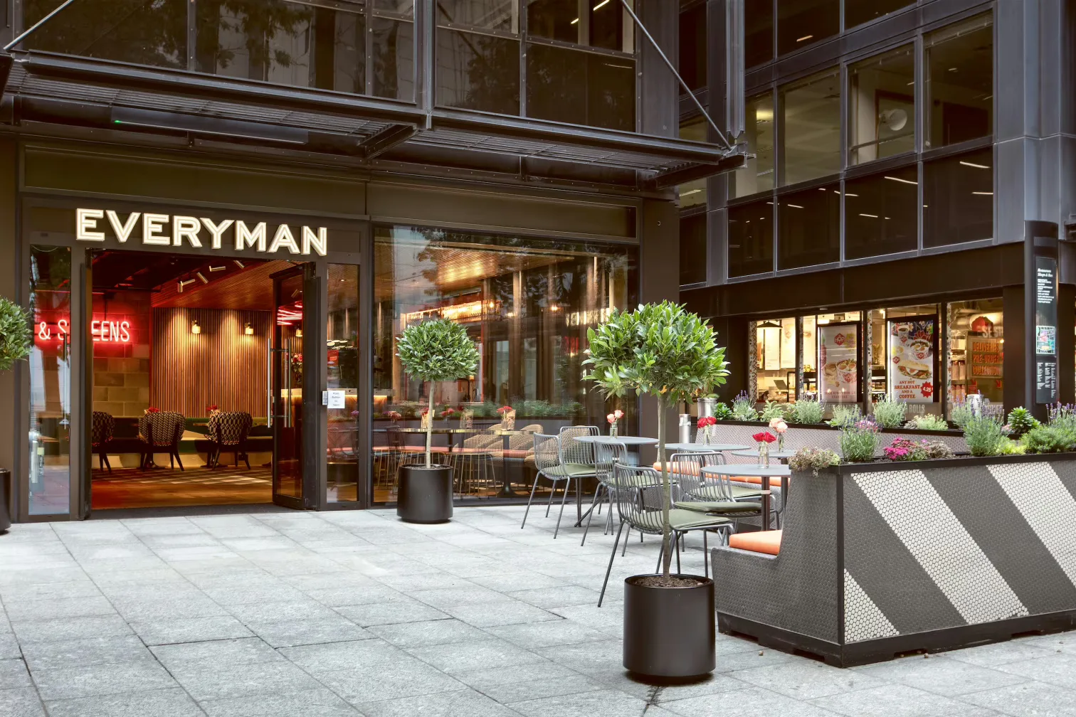 Interior of Everyman Broadgate