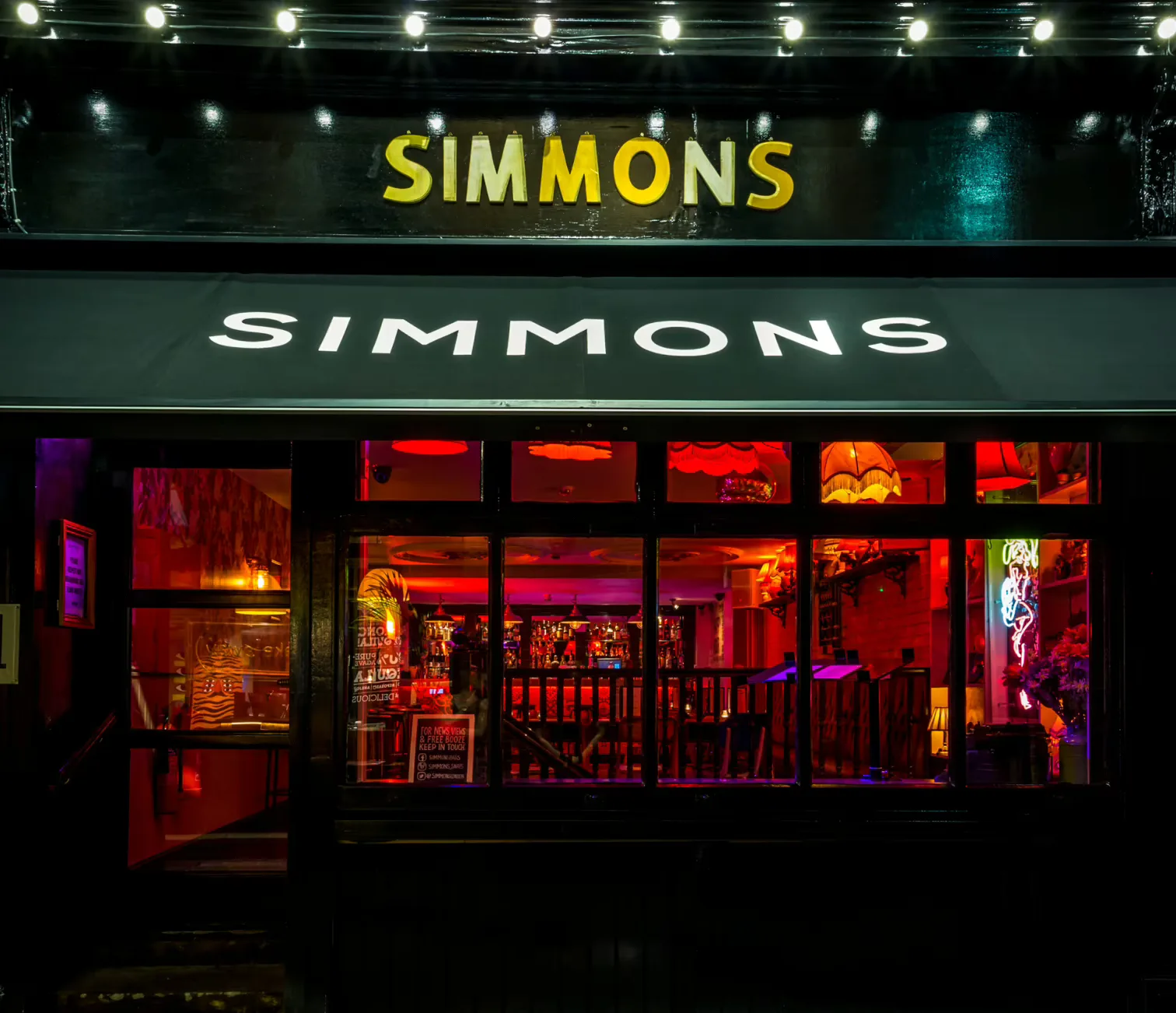 Interior of Simmons | Liverpool Street