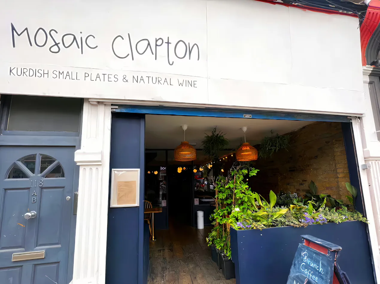 Interior of Mosaic Clapton Wine Bar