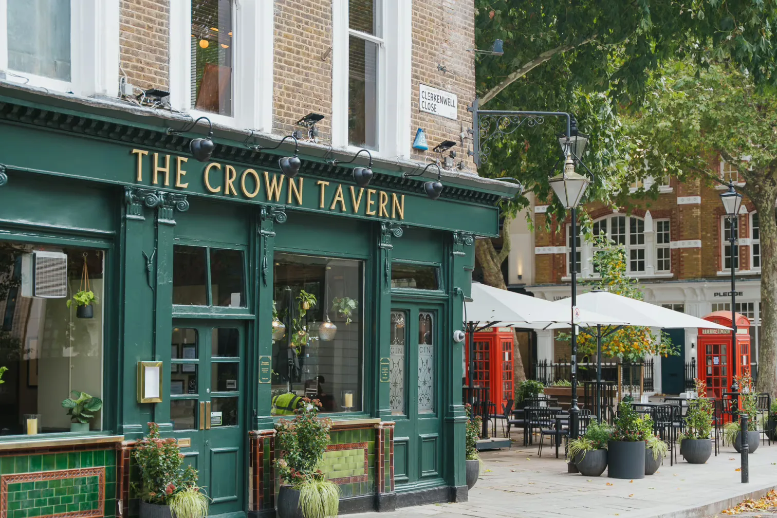 Interior of The Crown Tavern