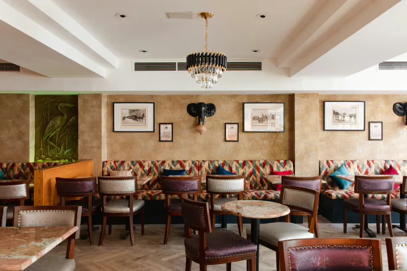 Interior of Bombay Delight