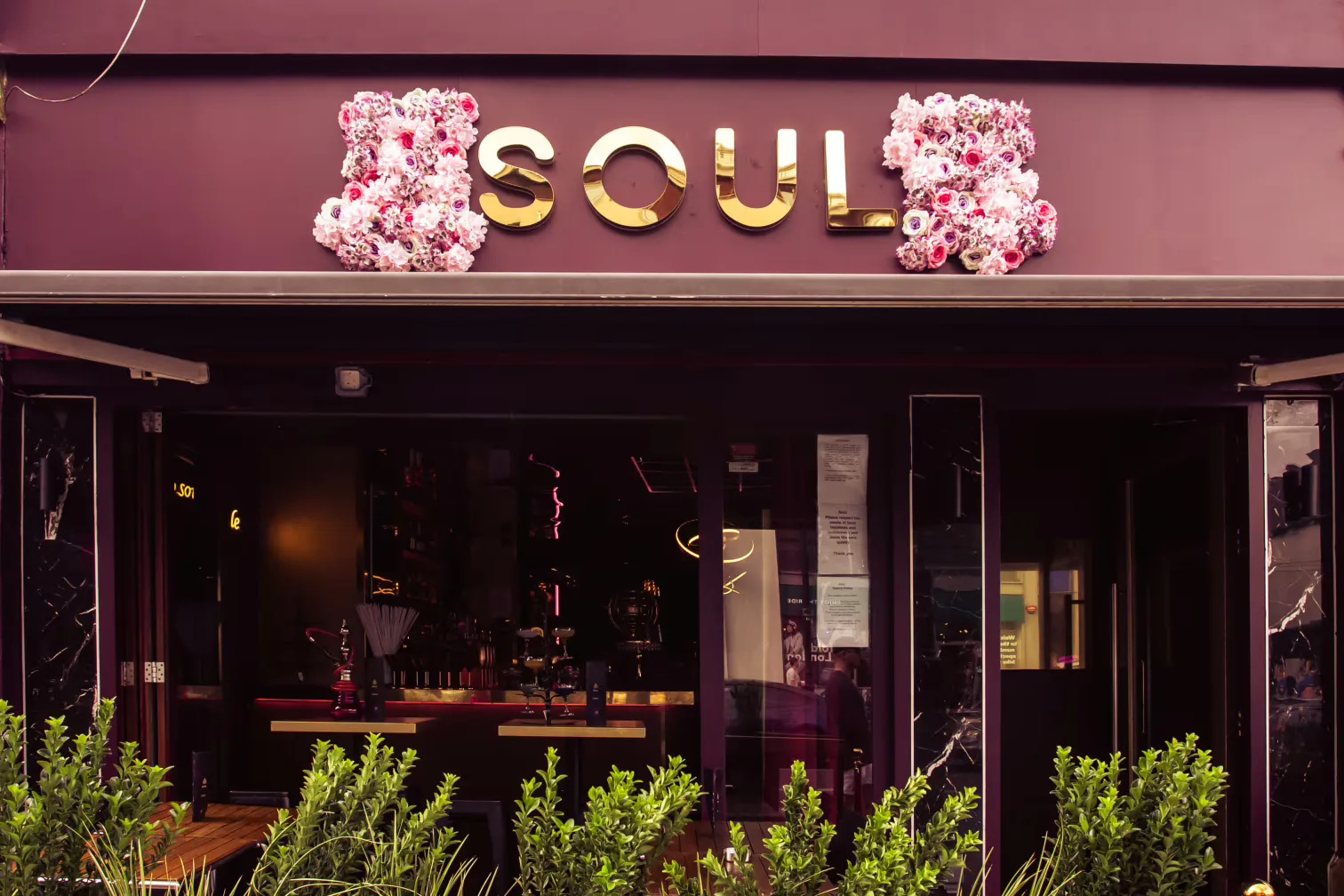 Interior of Soul Lounge