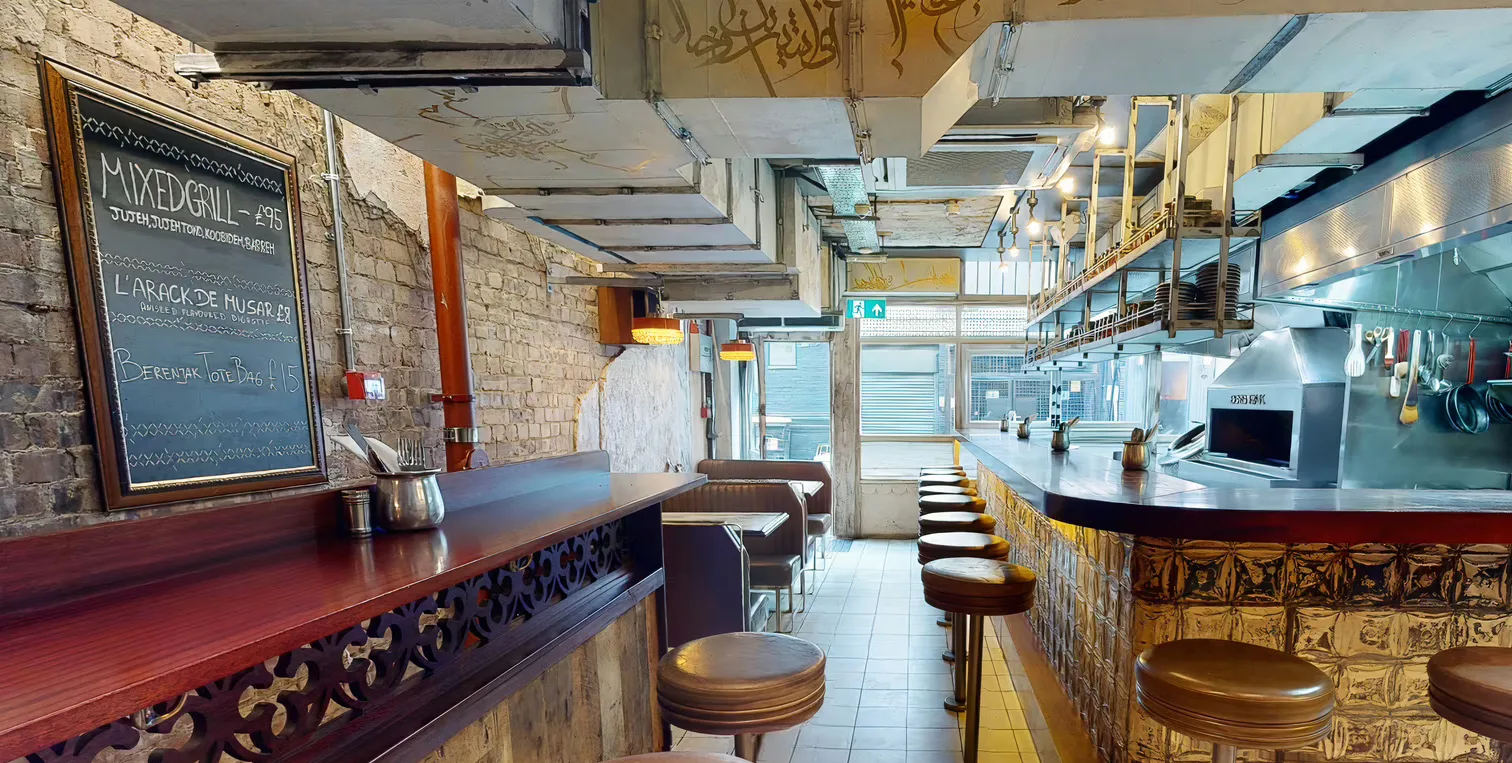 Interior of Berenjak Soho