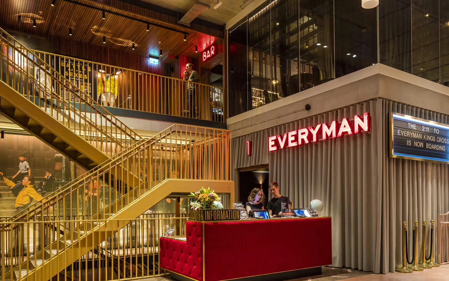 Interior of Everyman Kings Cross