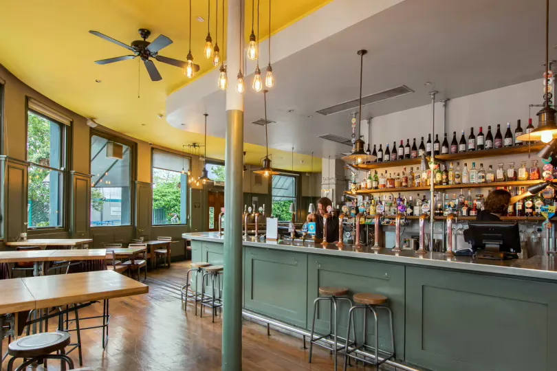 Interior of Lots Road