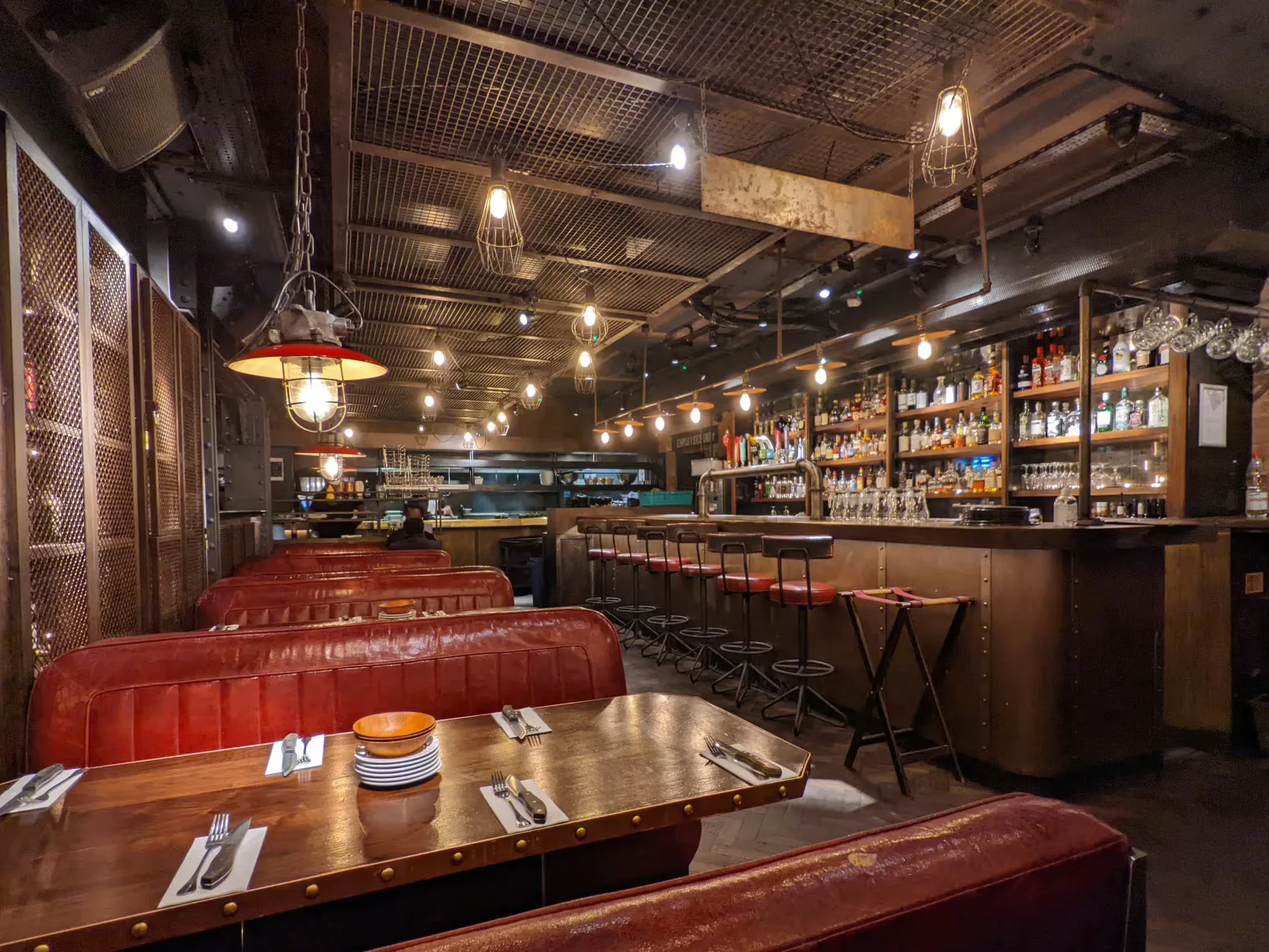 Interior of BIG EASY - Covent Garden