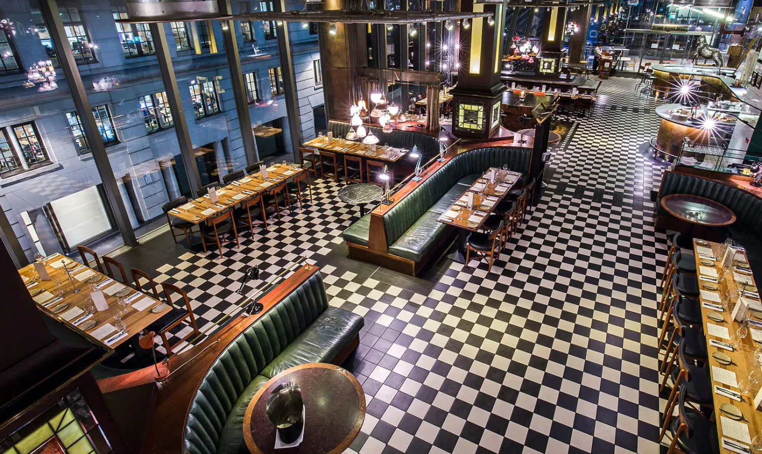 Interior of Bread Street Kitchen, St Paul's