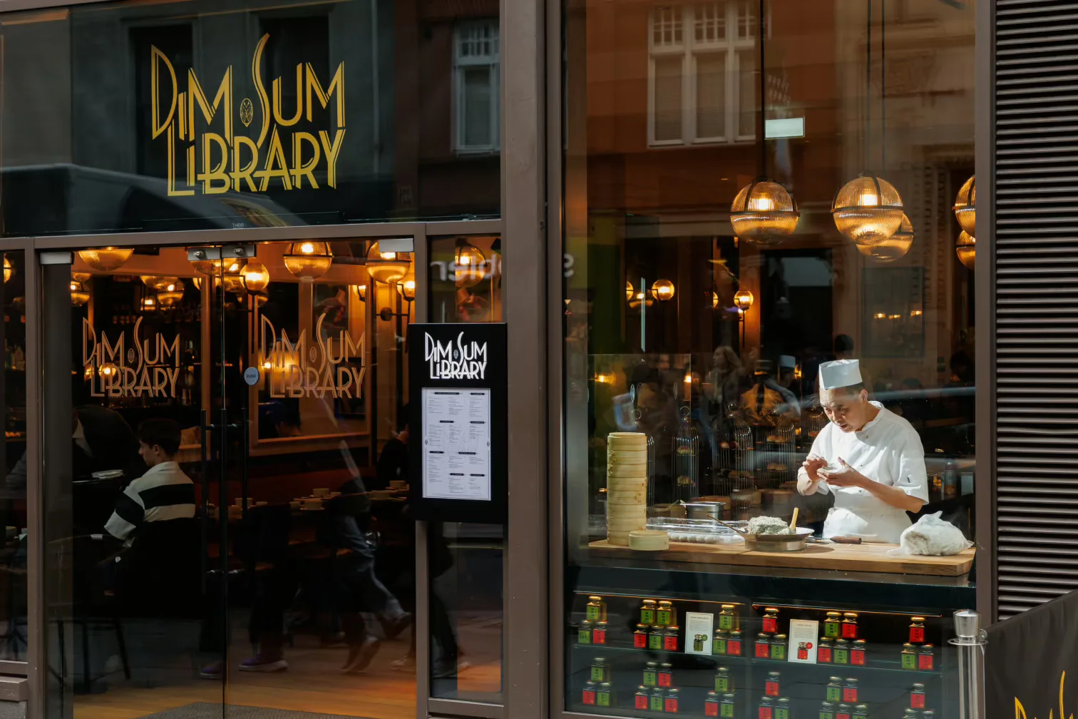 Interior of Dim Sum Library