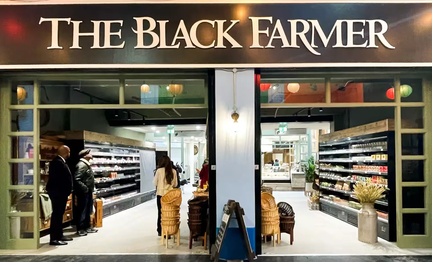 Interior of The Black Farmer Shop