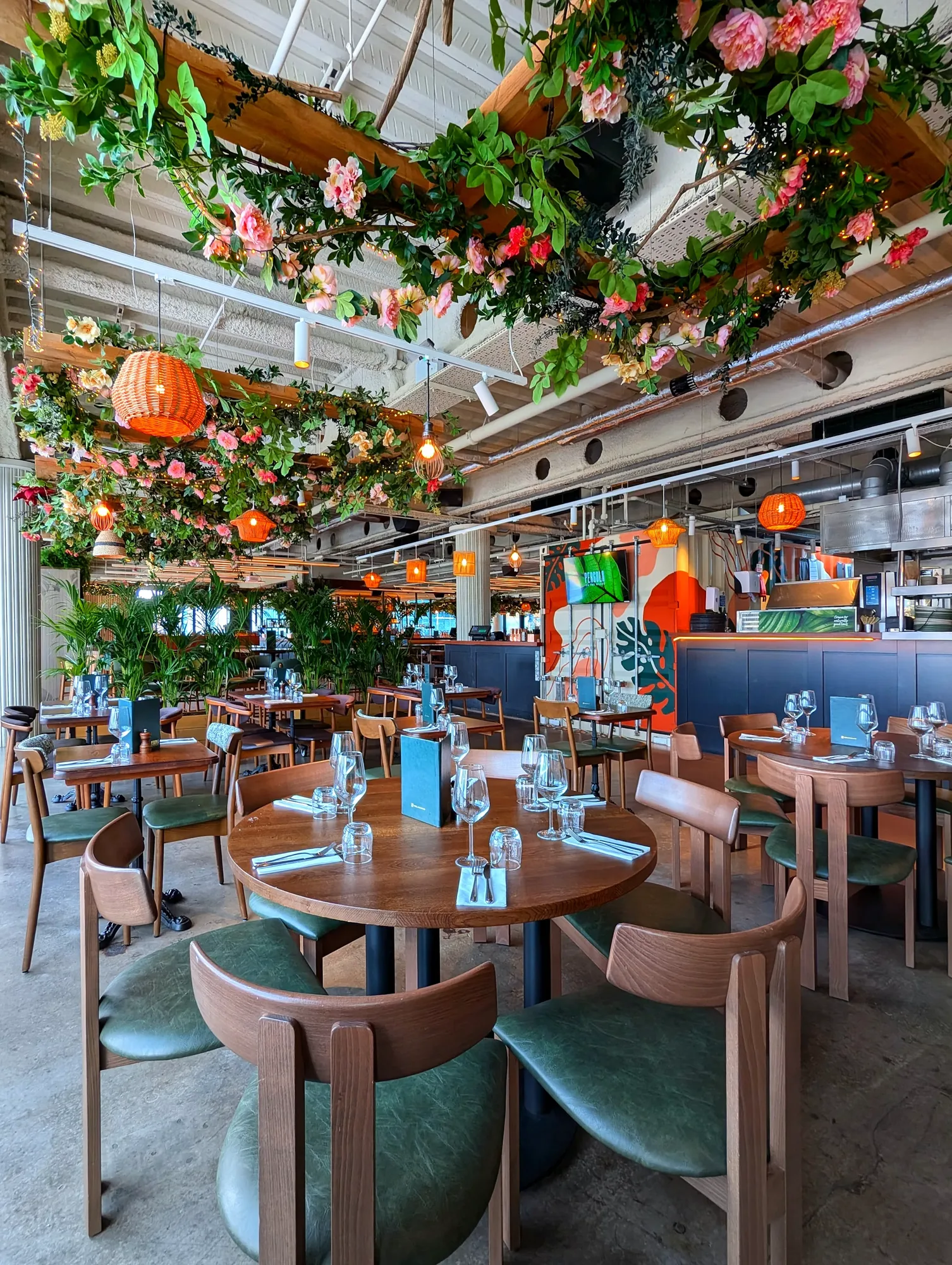 Interior of Pergola on the Wharf