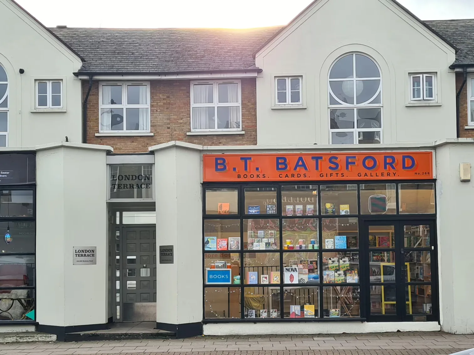 Interior of B. T. Batsford Gallery