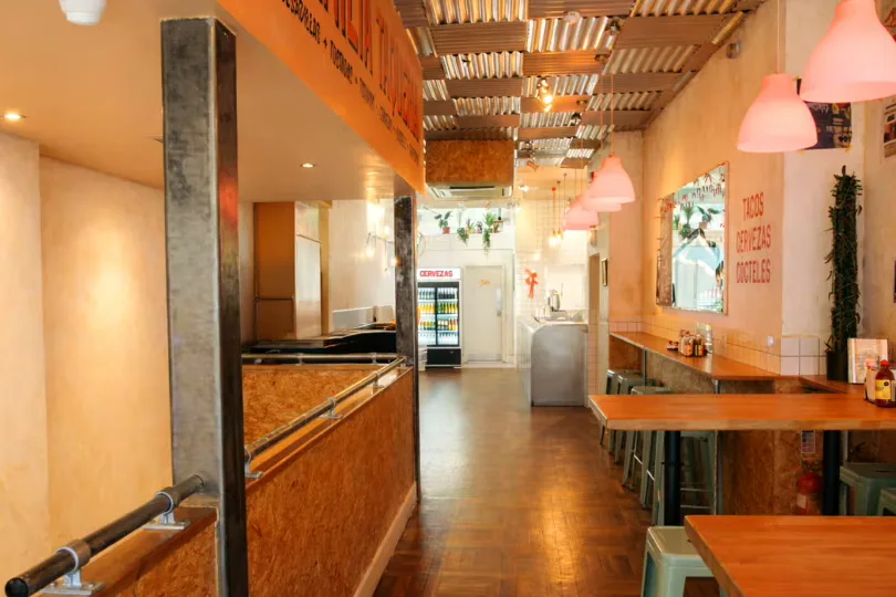 Interior of La Familia, Soho