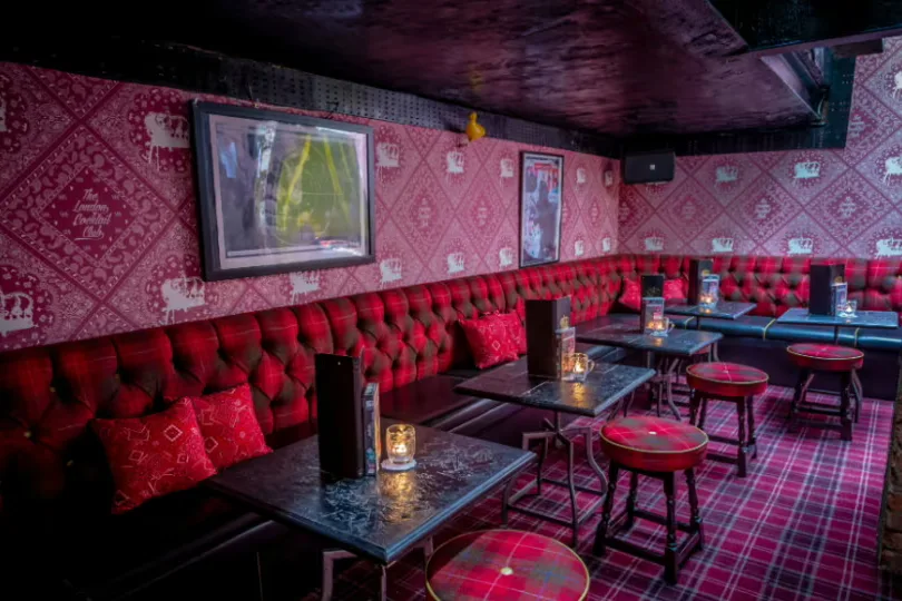 Interior of The Cocktail Club Oxford Circus