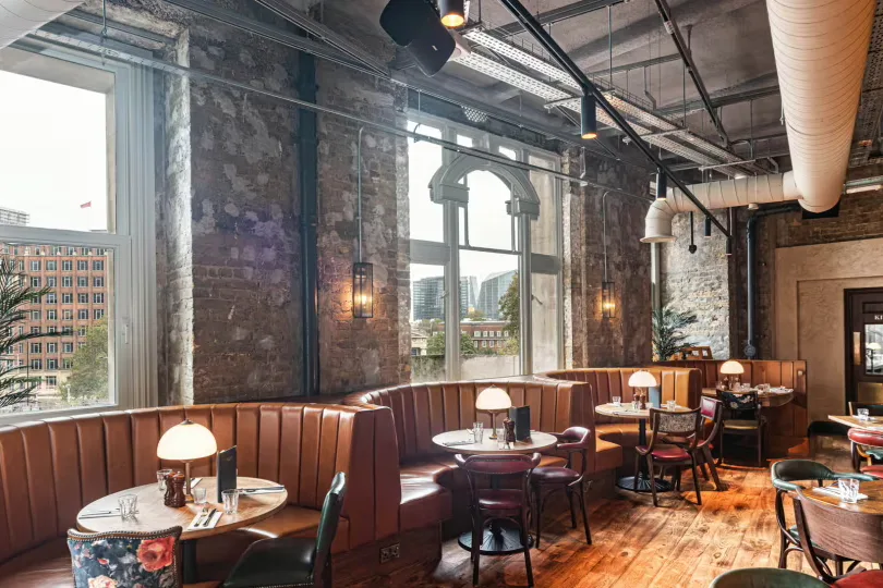 Interior of Victory Pub & Kitchen