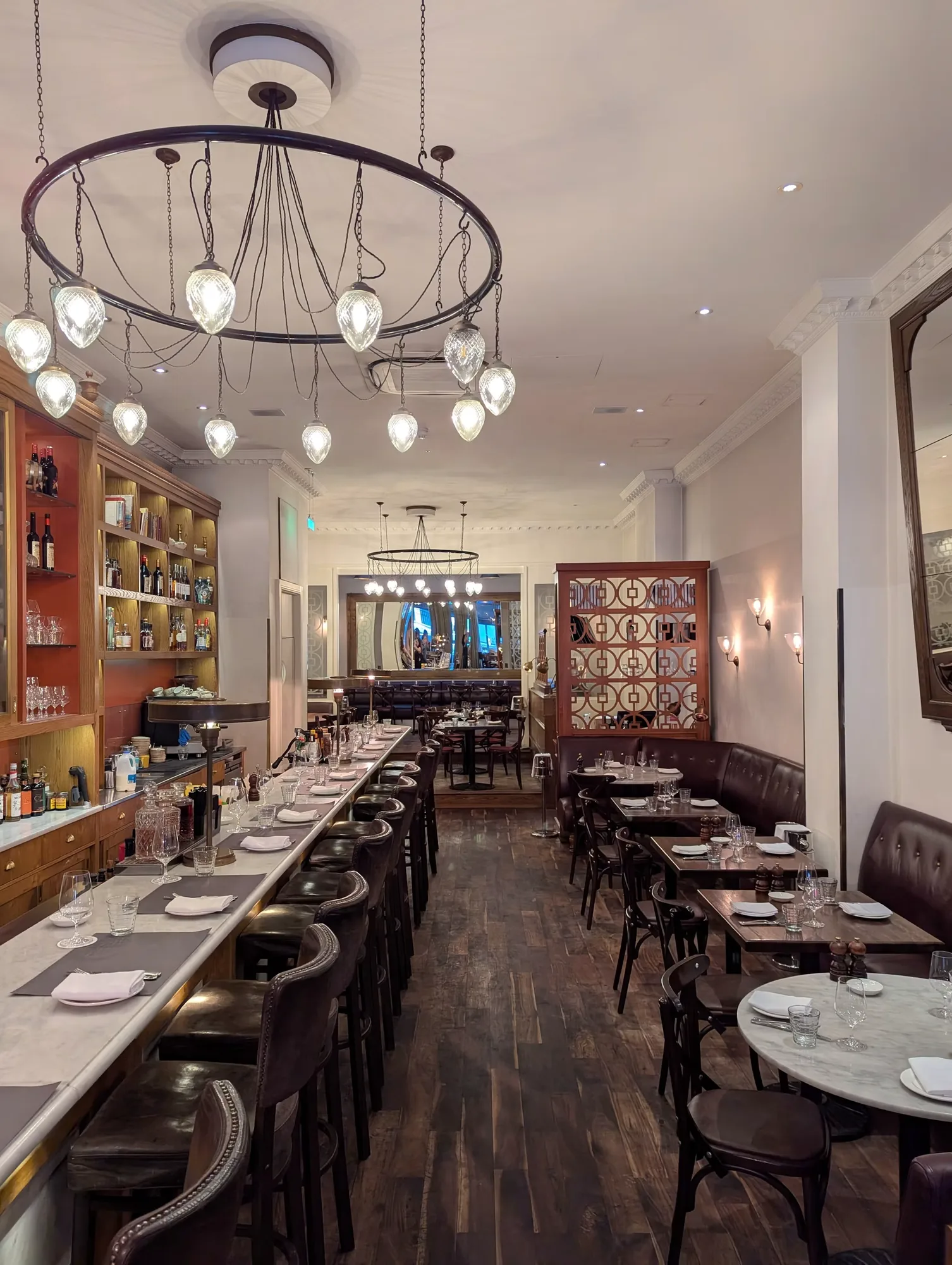 Interior of Cafe Murano