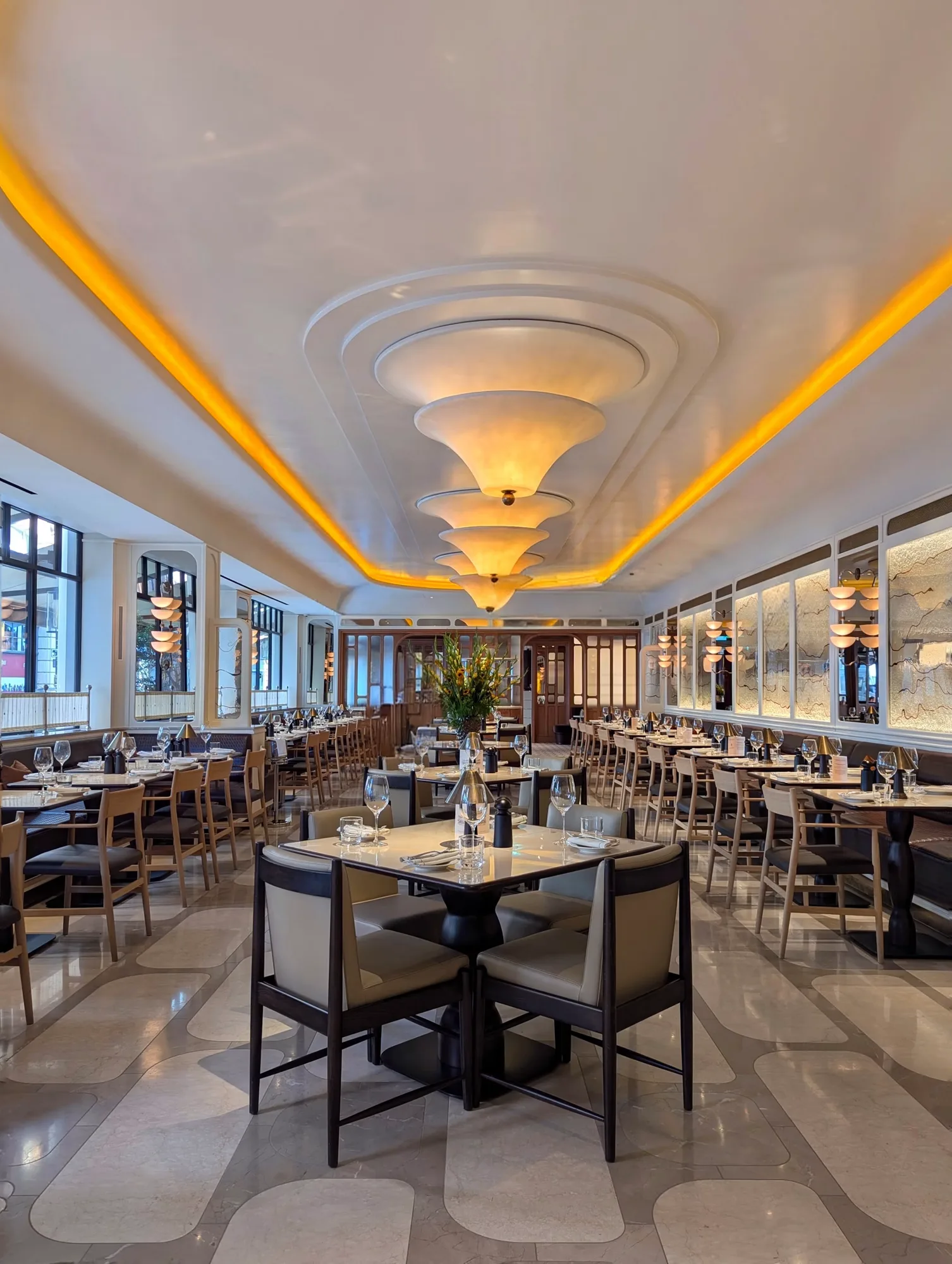 Interior of Brasserie Angelica