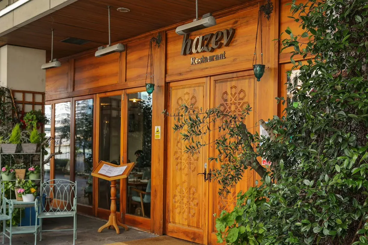Interior of Hazev Restaurant