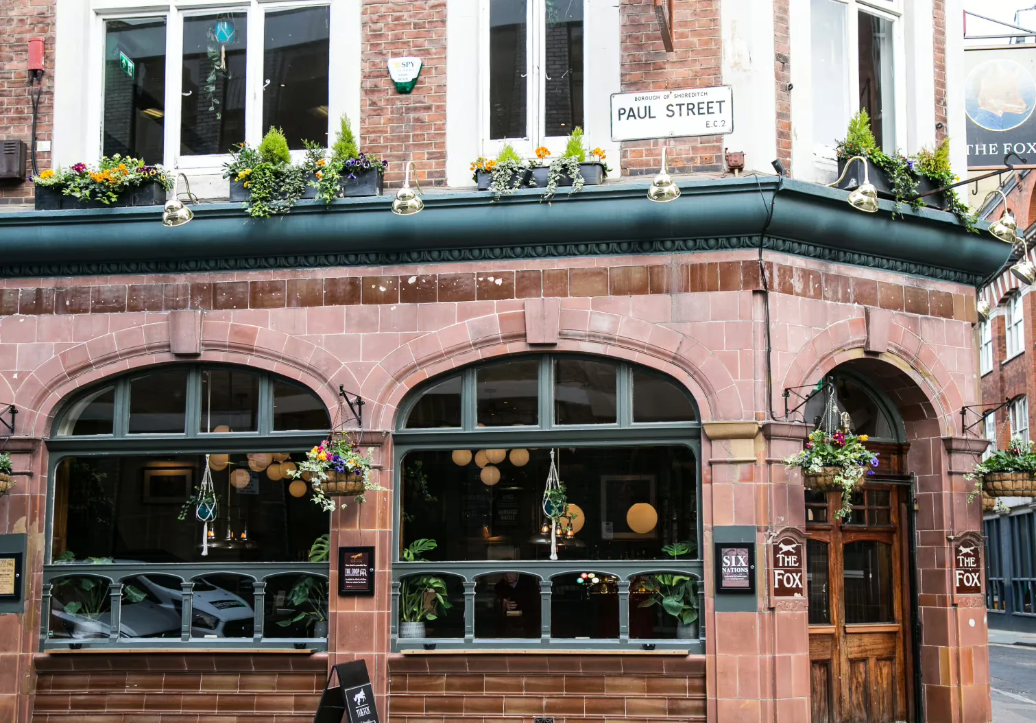 Interior of The Fox, Shoreditch