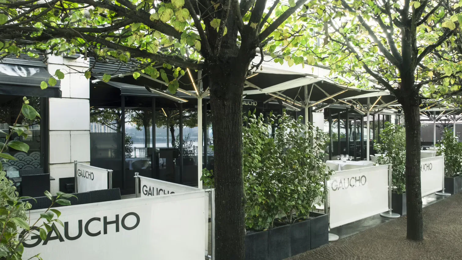 Interior of Gaucho Canary Wharf