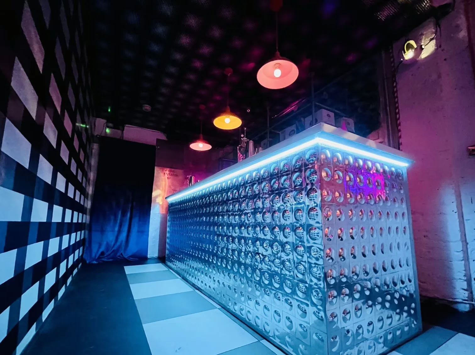 Interior of Bonkers Bar