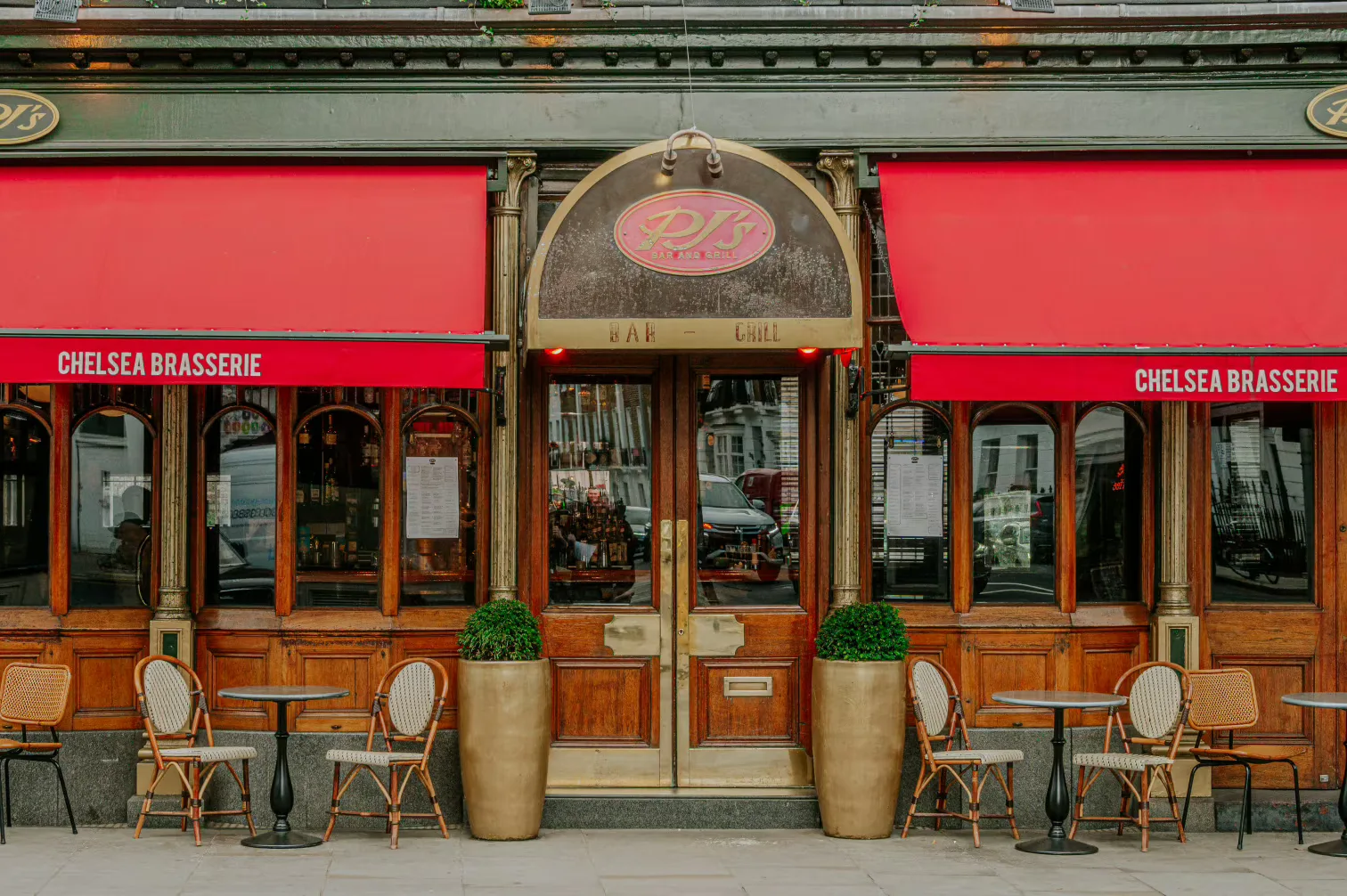 Interior of PJ's Chelsea Brasserie