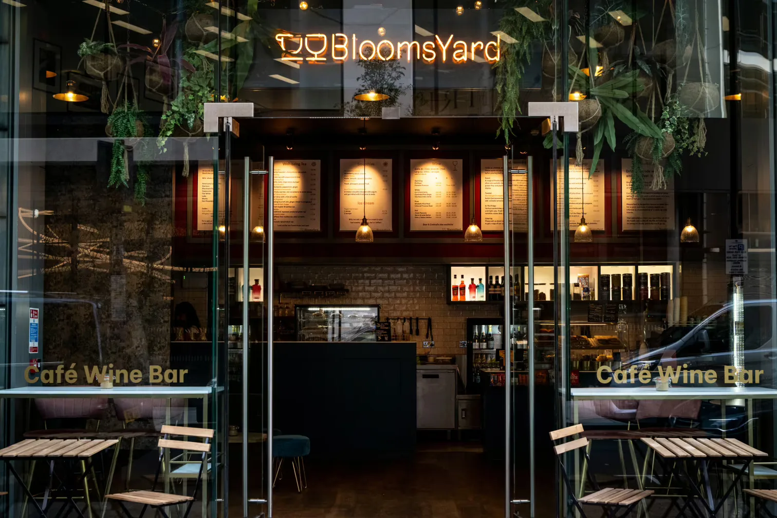 Interior of BloomsYard Marble Arch