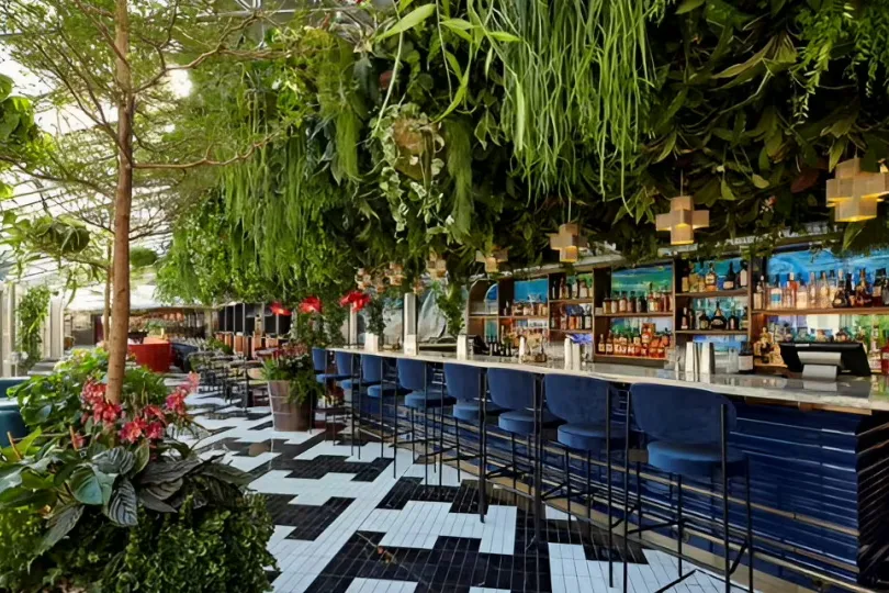 Interior of SUSHISAMBA Covent Garden