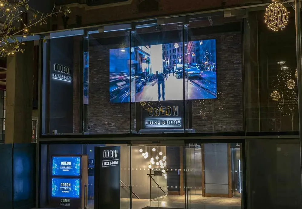 Interior of ODEON LUXE & DINE Islington