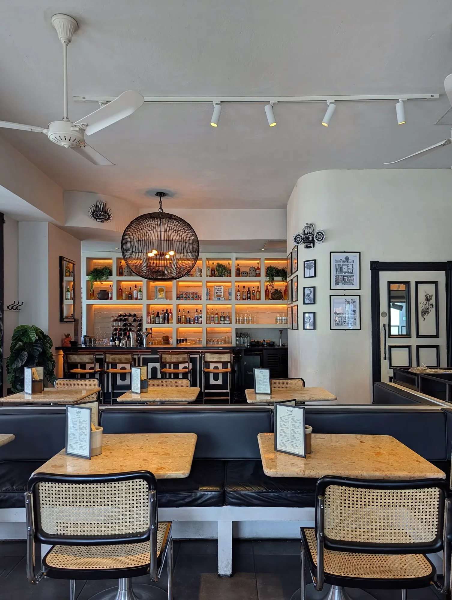 Interior of Hoppers