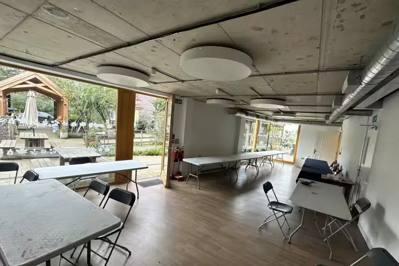 Interior of Vauxhall City Farm