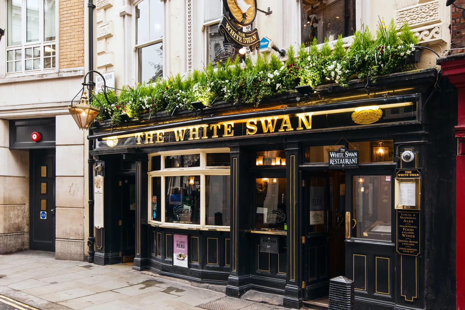 Interior of The White Swan