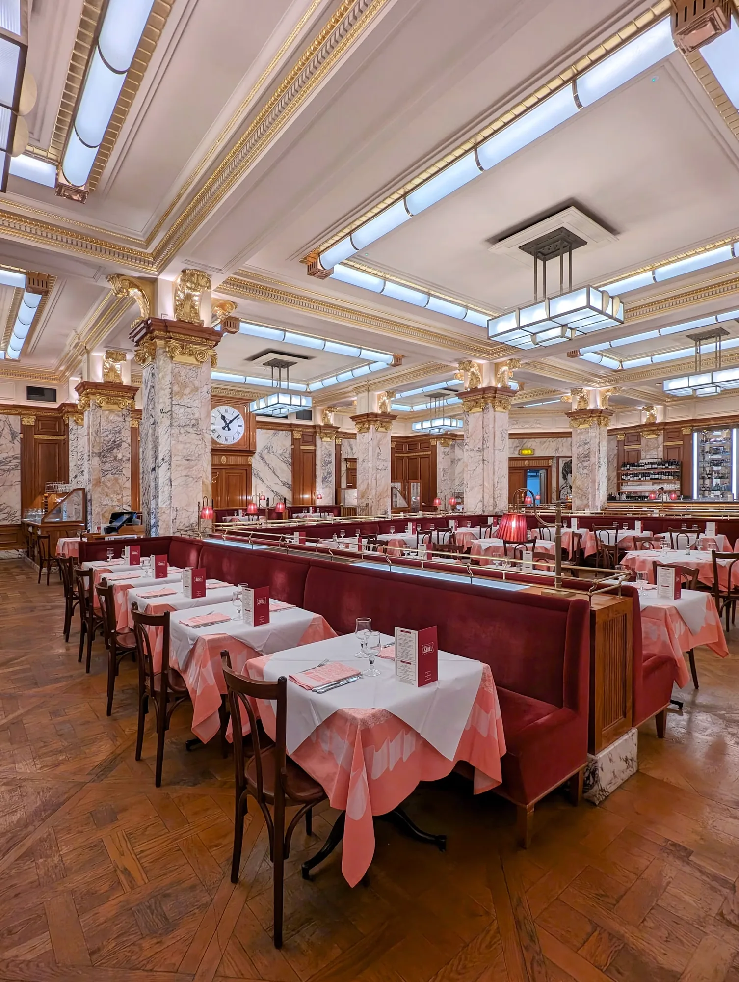 Interior of Brasserie Zedel and Cafe ZL