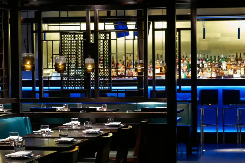 Interior of Hakkasan Mayfair