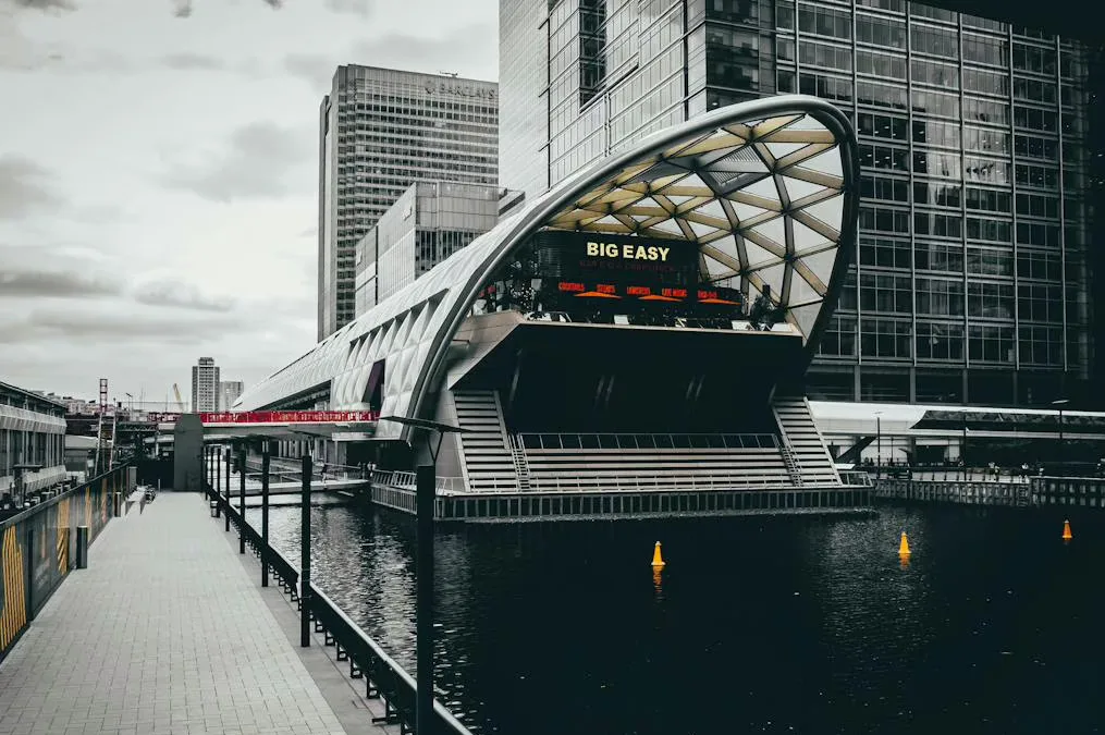 Interior of BIG EASY - Canary Wharf