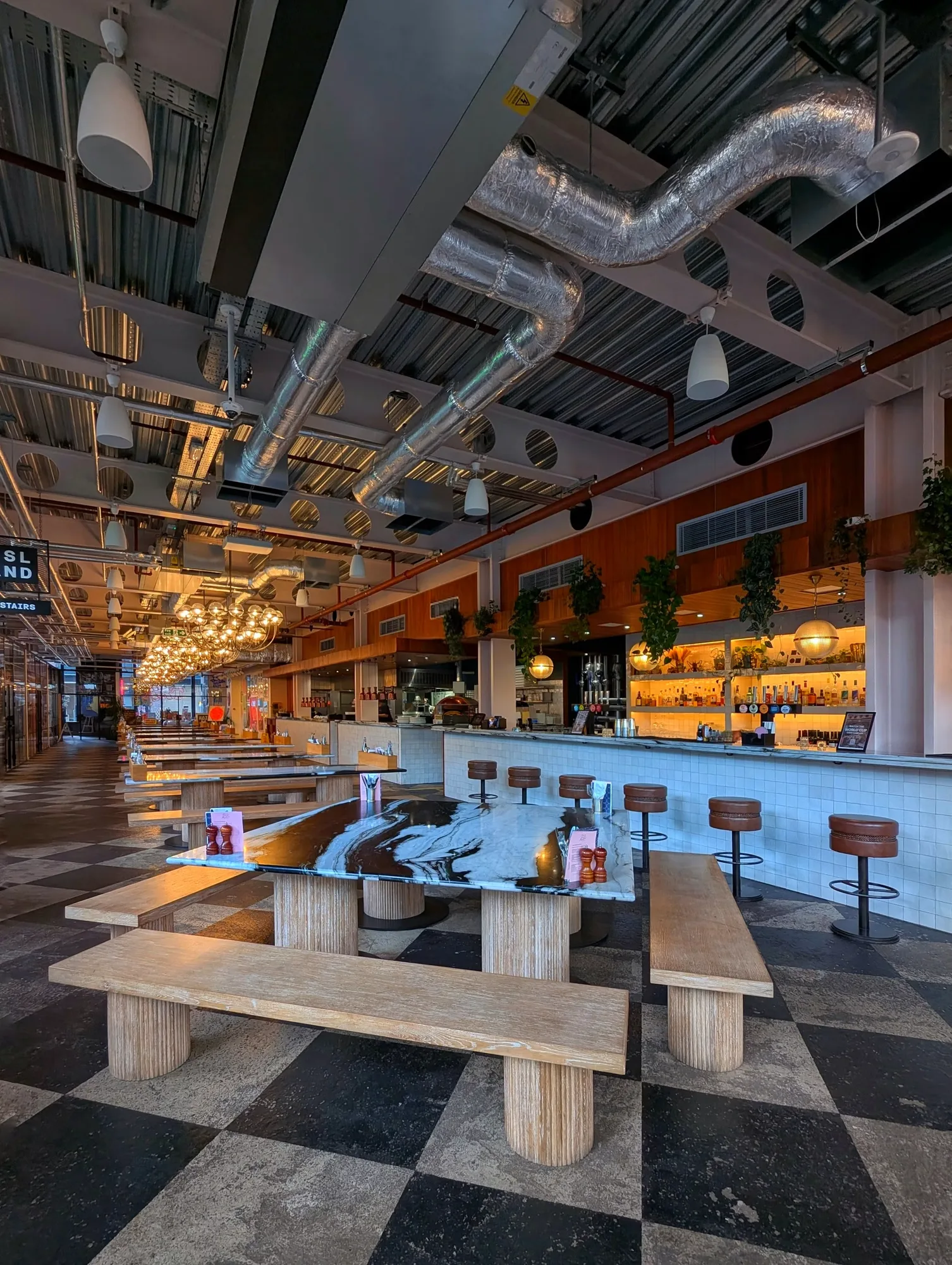 Interior of Mare Street Market