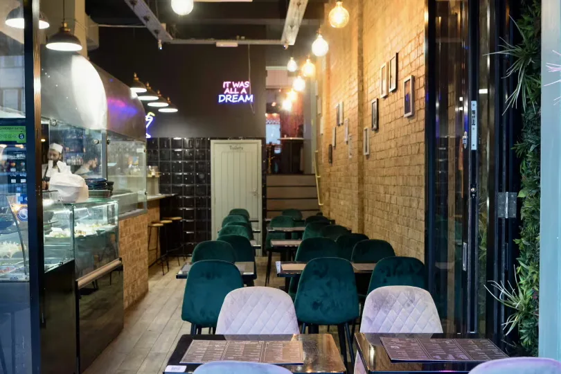 Interior of Soor Lounge & Lebanese Kitchen