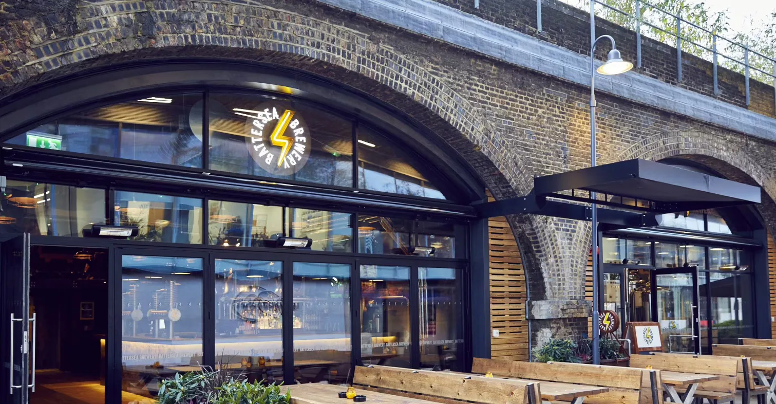 Interior of Battersea Brewery