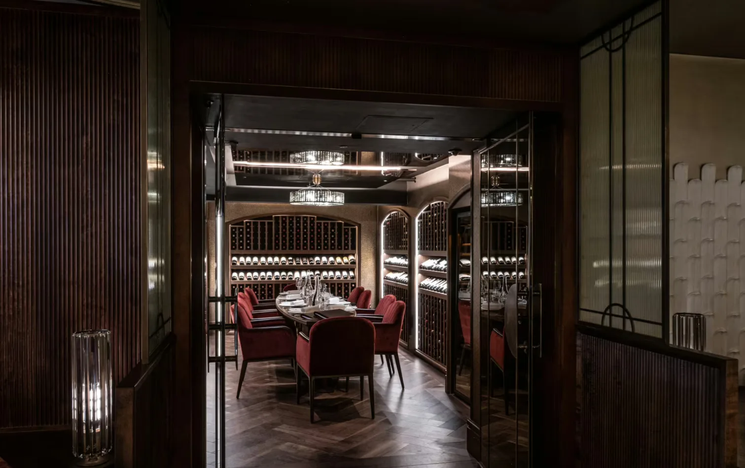 Interior of Savoy Grill