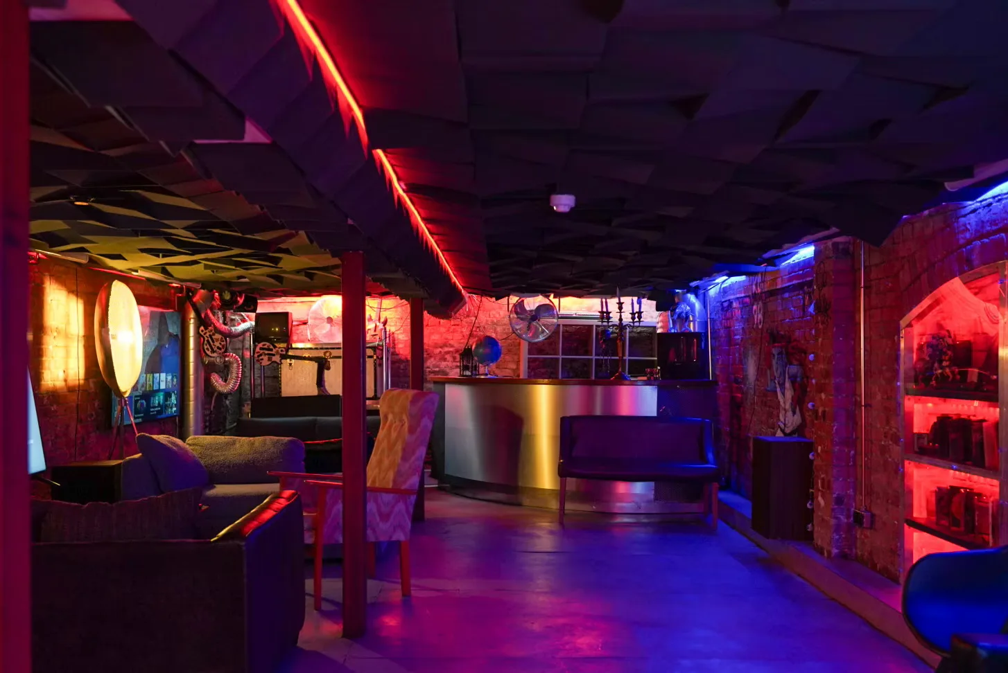 Interior of Zombie Games Café & Bar
