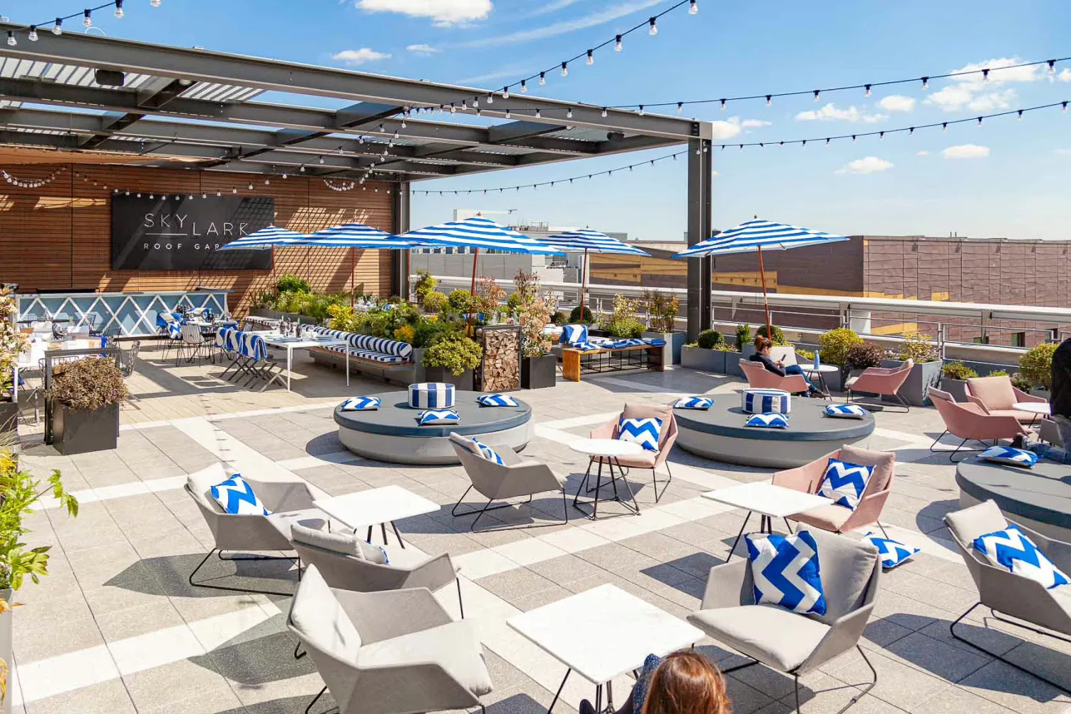 Interior of Skylark Roof Garden