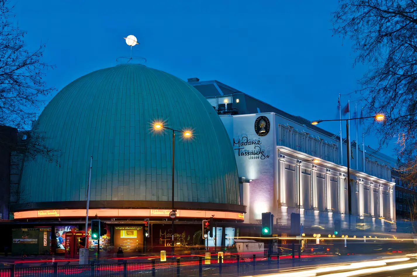 Interior of Madame Tussauds