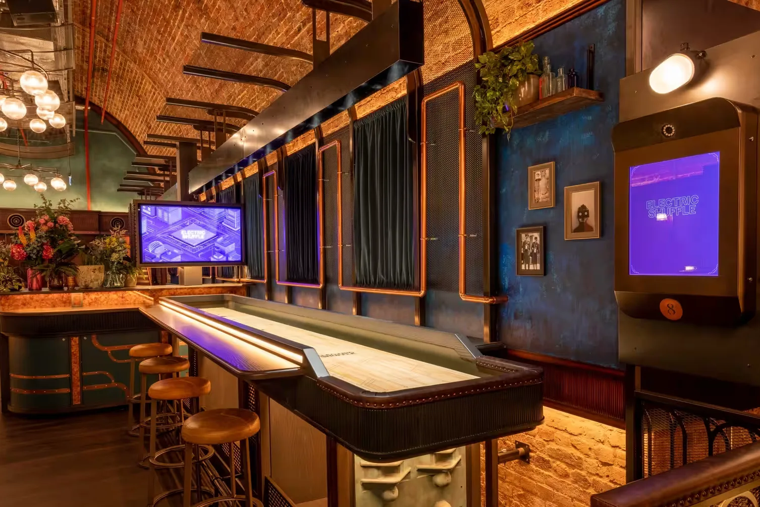 Interior of Electric Shuffle London Bridge