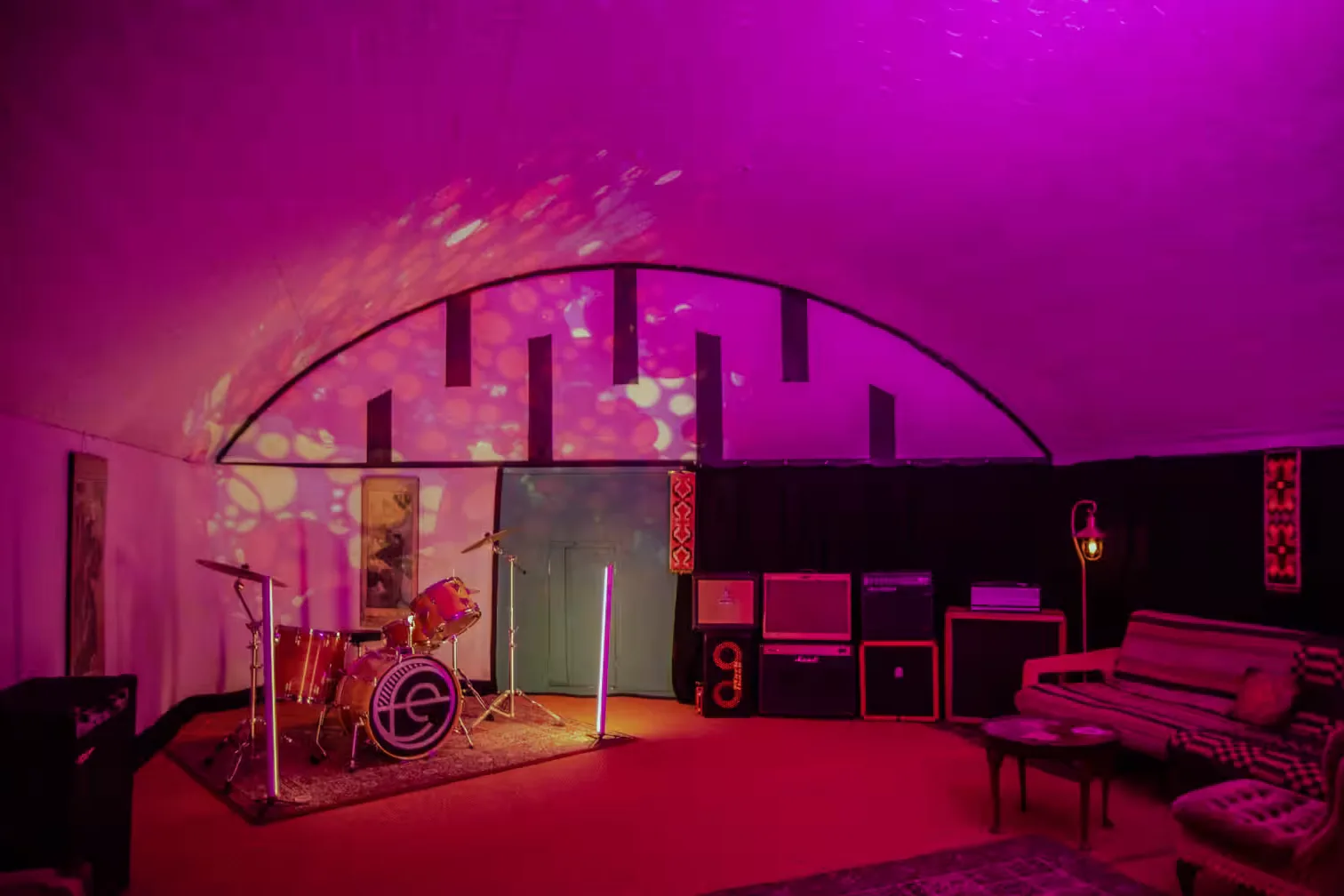 Interior of Arcus Sounds - Live Music Studio East London
